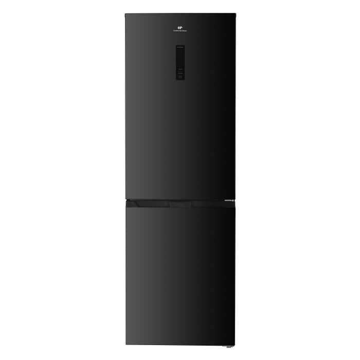 Réfrigérateur congélateur bas CONTINENTAL EDISON CEFC323NFB - 323L - Total No Frost - display sur la porte - Classe D - Noir