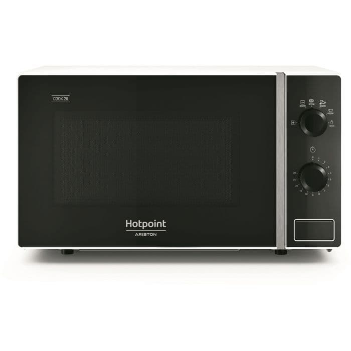 Micro-ondes posable - HOTPOINT - MWHA101W - Blanc - 700 W - 20 L - 45,2 x 36,5 x 26,2 cm
