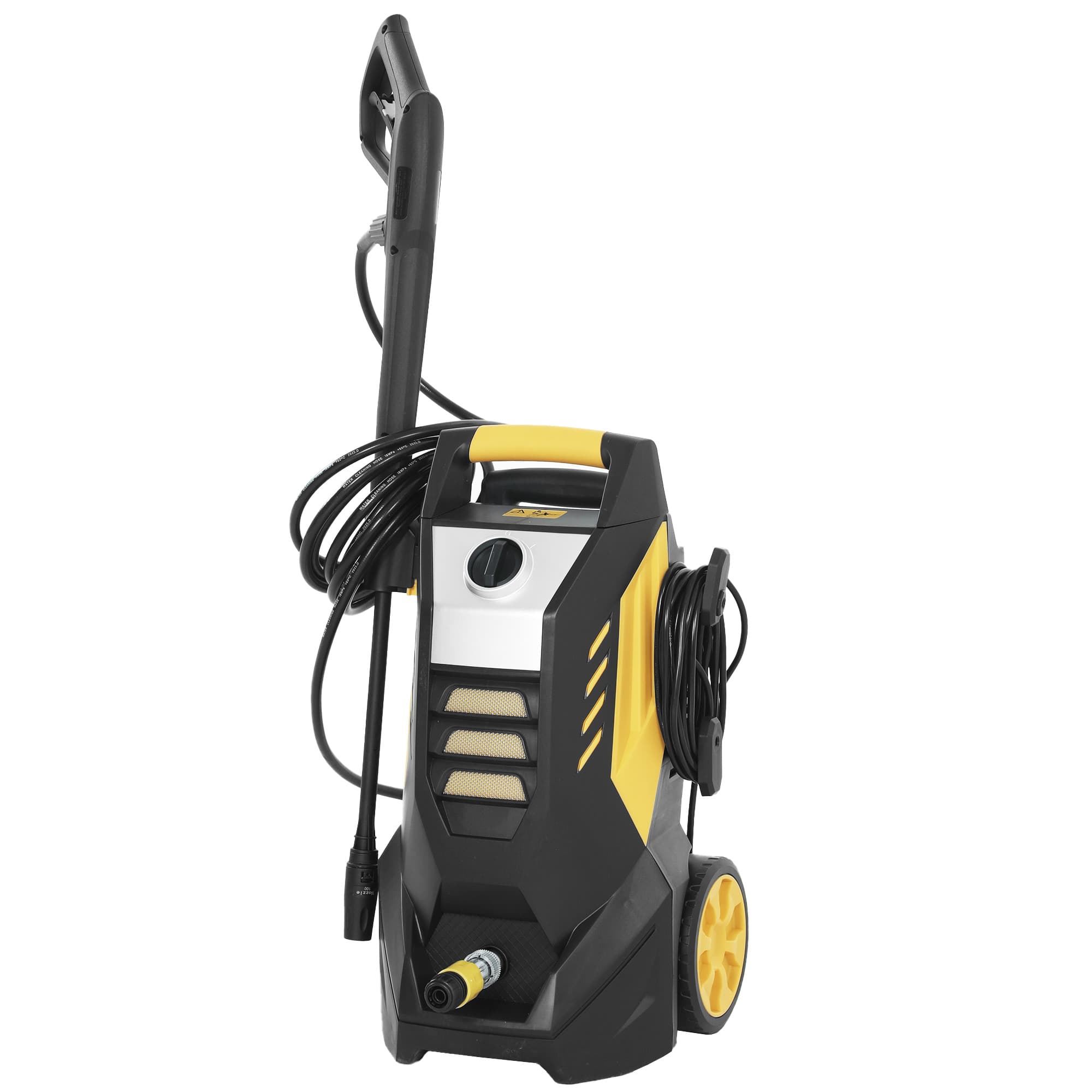 Outsunny Nettoyeur haute pression avec pompe en aluminium 135 bar pression max. 1800W puissance 540 L/h tuyau 5m buse réglable & poignées