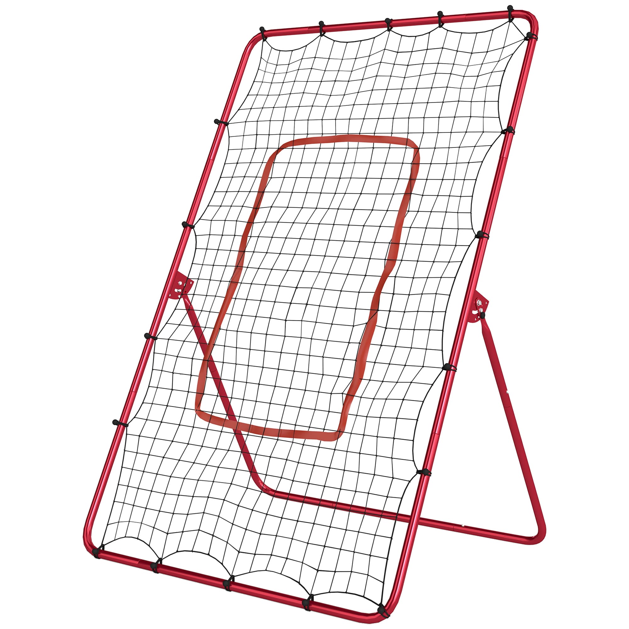 SPORTNOW filet de rebond portable pour baseball avec 4 angles réglables.
