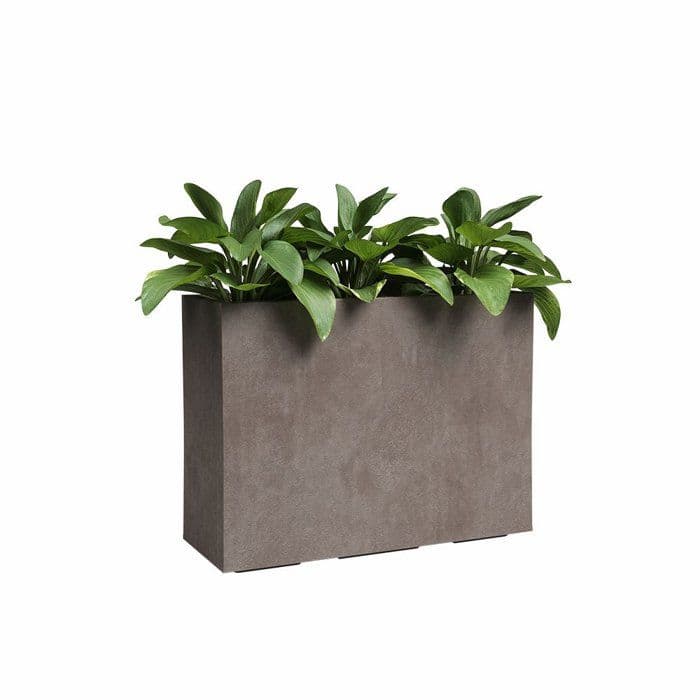 Jardiniere haute SYDNEY - Plastique - Taupe - Rectangulaire - 79.5x295x68 cm - 50 L - ARTEVASI