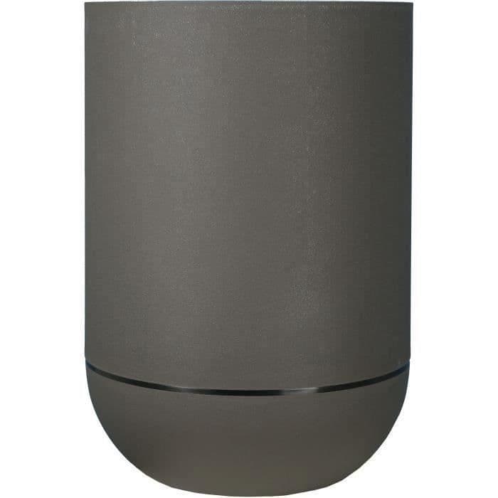 Bac a fleurs - RIVIERA - GRANIT TULIPE - Plastique - D50 x H71 cm - Gris