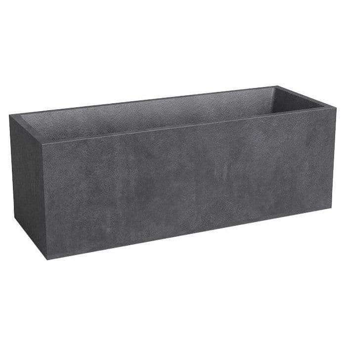 Jardiniere SYDNEY - Plastique - Anthracite - Rectangulaire - 99.5x39.5x43 cm - 98 L - ARTEVASI