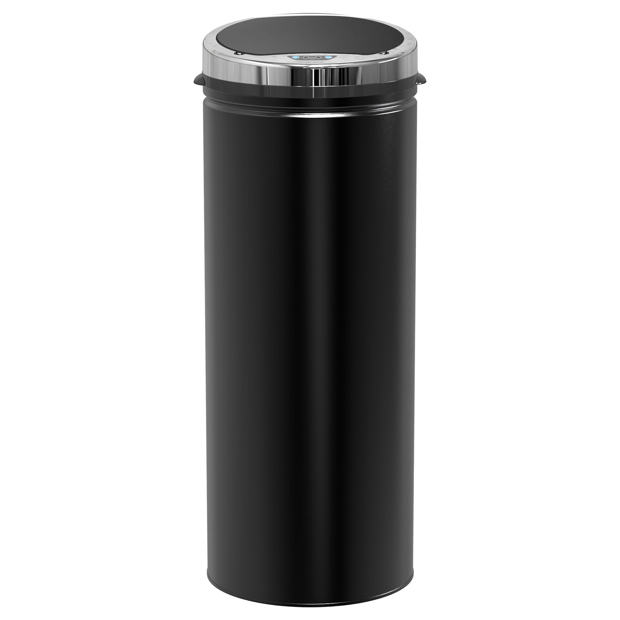 HOMCOM Poubelle à capteur 50 L, poubelle automatique, seau de cuisine inoxydable avec capteur infrarouge, pour cuisine, salle à manger
