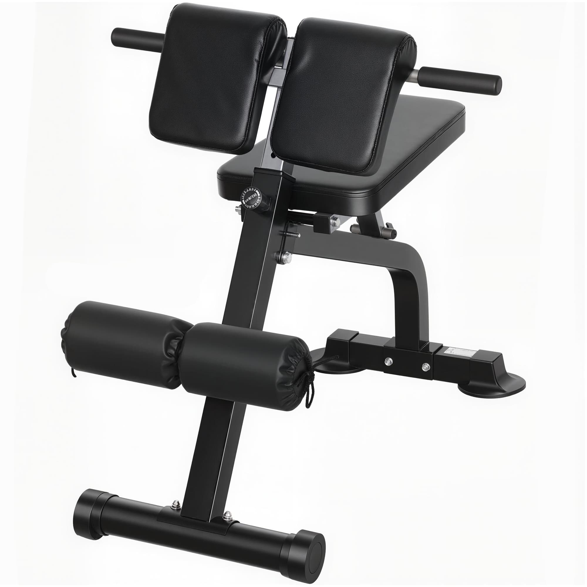 SPORTNOW Banc de Musculation Pliable avec Hauteur et Inclinaison Réglables pour Entraînement Dos Bras, 96,6x68x69-110cm, Noir