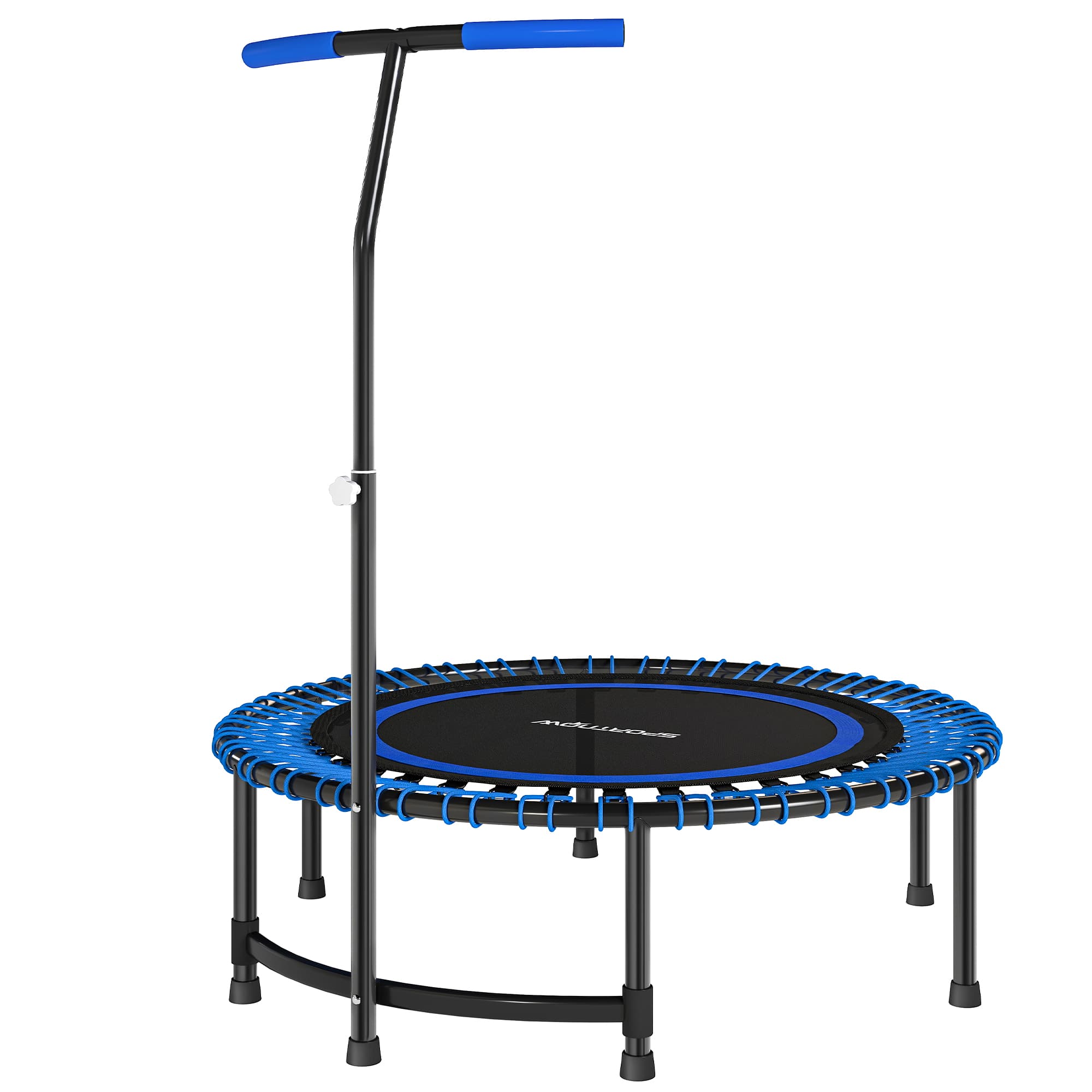 SPORTNOW Trampoline fitness régalable en acier bleu Aosom France