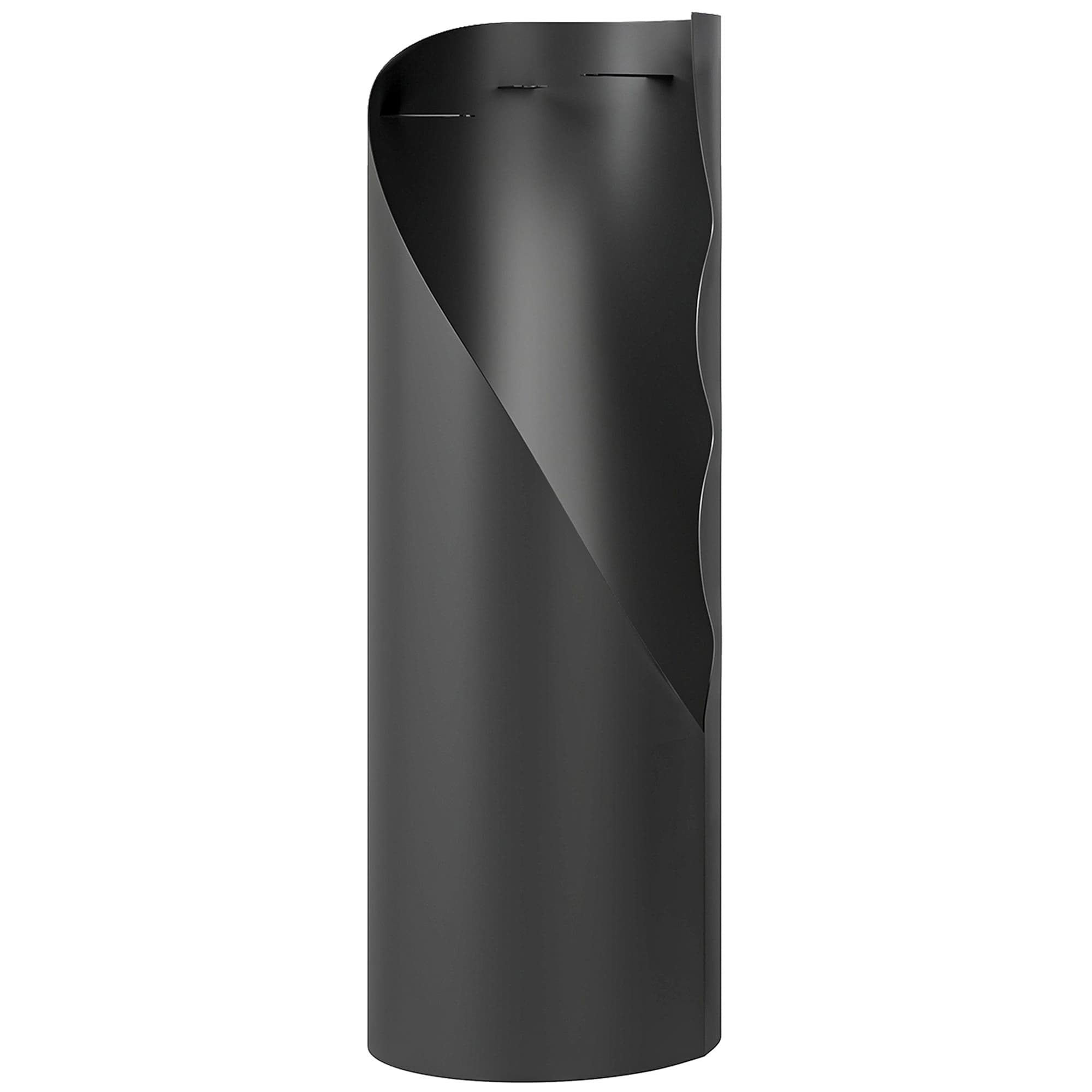 Outsunny Ensemble serviteur de cheminée 4 pièces avec balai, pelle, tisonnier et support, en métal 20 x 20 x 65 cm, noir