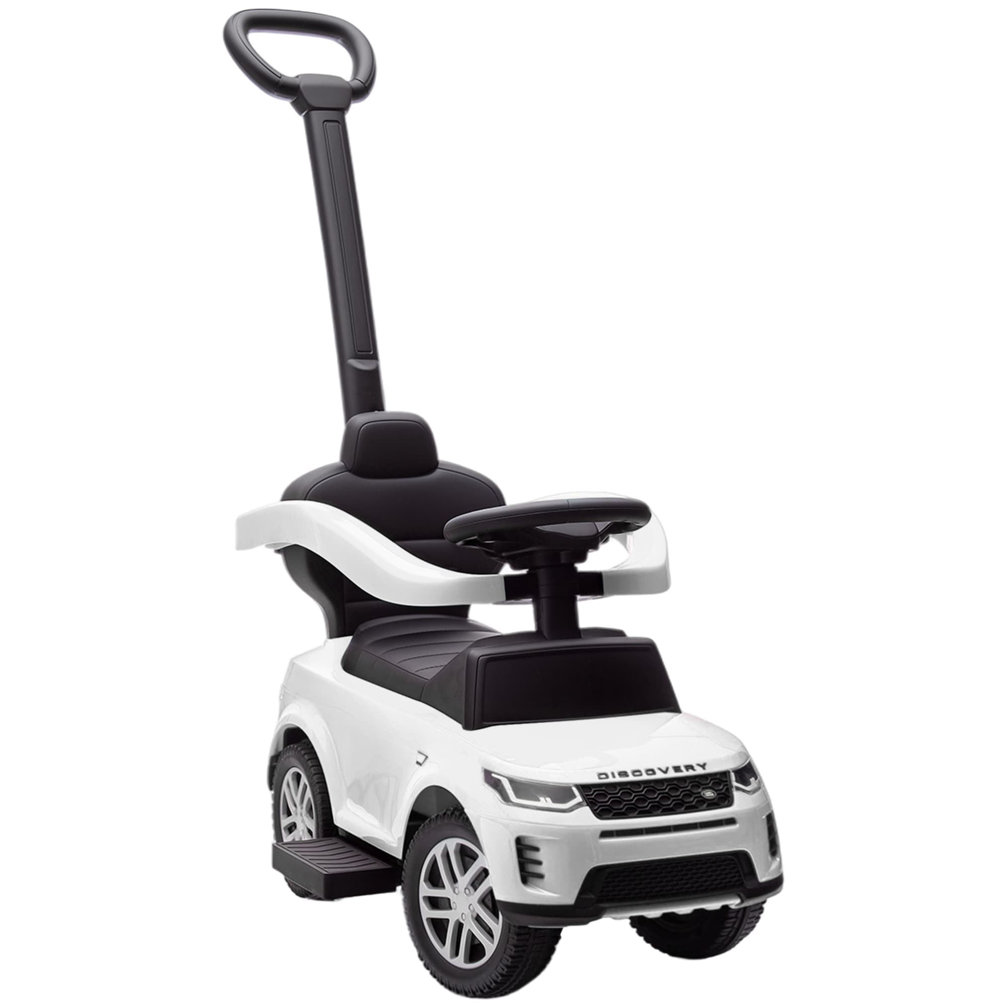 AIYAPLAY trottinette à main pour enfant, roues antidérapantes, design coloré, frein sûr, 84x40x94,5cm, blanc Aosom France