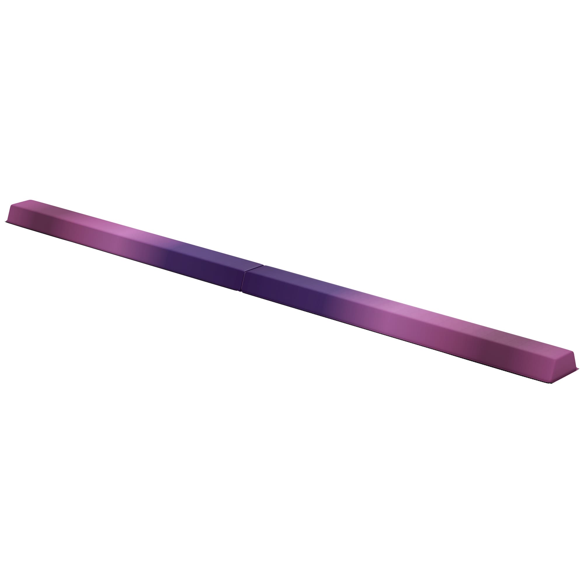 SPORTNOW Poutre de gymnastique pliable fond antidérapant, poignée de transport, 236 x 10/15 x 6,5 cm violet et rose