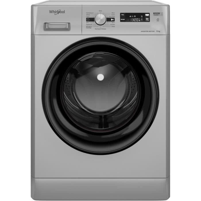 Lave-linge hublot WHIRLPOOL FFS9269SBFR - 9 kg - Induction - 60 cm - 1200 trs/min - Silver