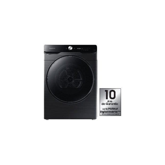 Seche-linge pompe a chaleur SAMSUNG DV16DG8600BV - 16 kg - Digital Inverter - L84,4cm - Optimal Dry - Noir