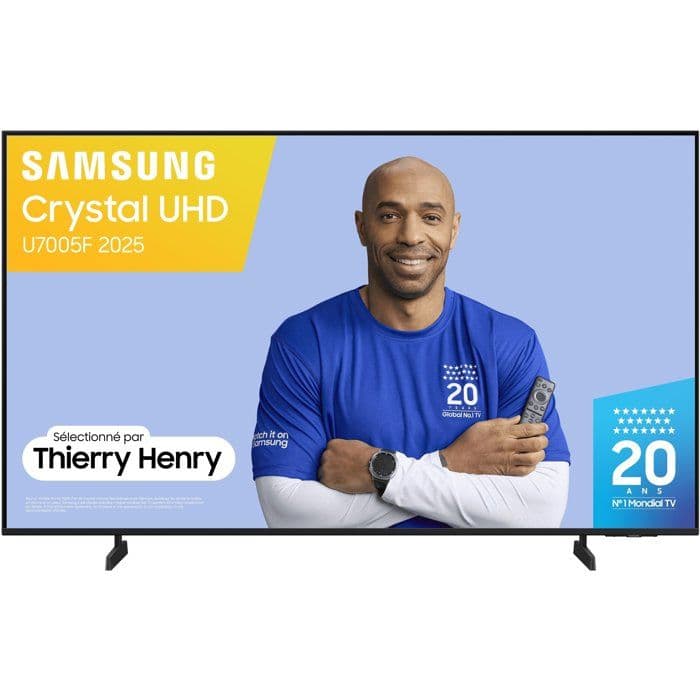 Samsung TU65U7005F - TV LED 65 (165 cm) - 4K UHD 3840x2160 - HDR10+ - Smart TV - Gaming Hub - 3xHDMI - WiFi