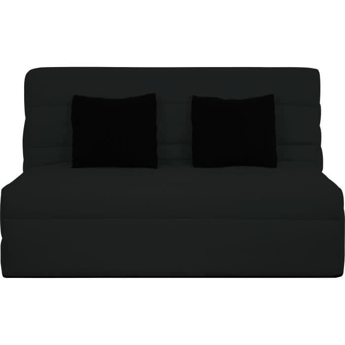 DUNLOPILLO Banquette BZ 2 places - Noir - ReVEUR