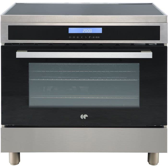 Cuisiniere a induction - CONTINENTAL EDISON - CECPI9060IXD - 5 foyers - 90 cm - Silver