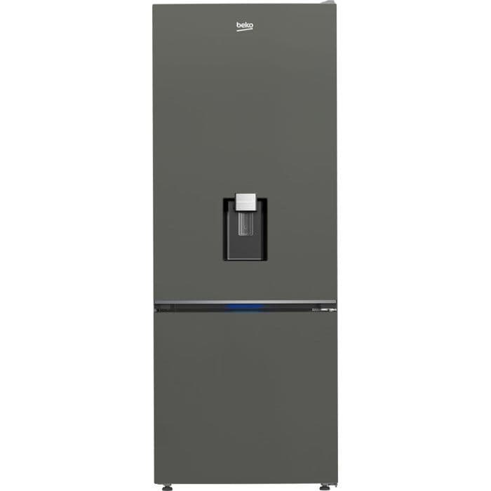 Réfrigérateur combiné - BEKO - B1RCNE534DG -Grande capacité 475 L - Ventilé - Distributeur d'eau - Classe E - 187x70,9x59x7 - Grey