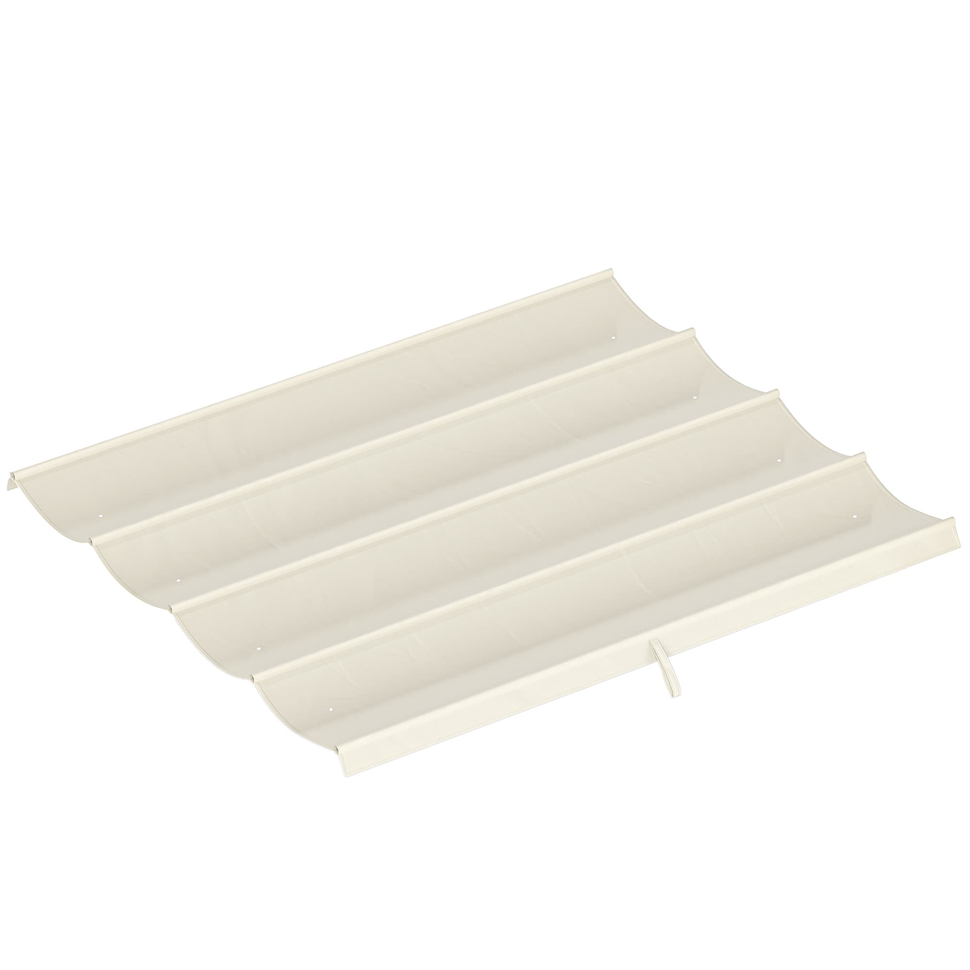Outsunny Toile de toit de rechange pour pergola toile de remplacement protection solaire Anti-UV 30+ pour pergola de 3 x 2 m