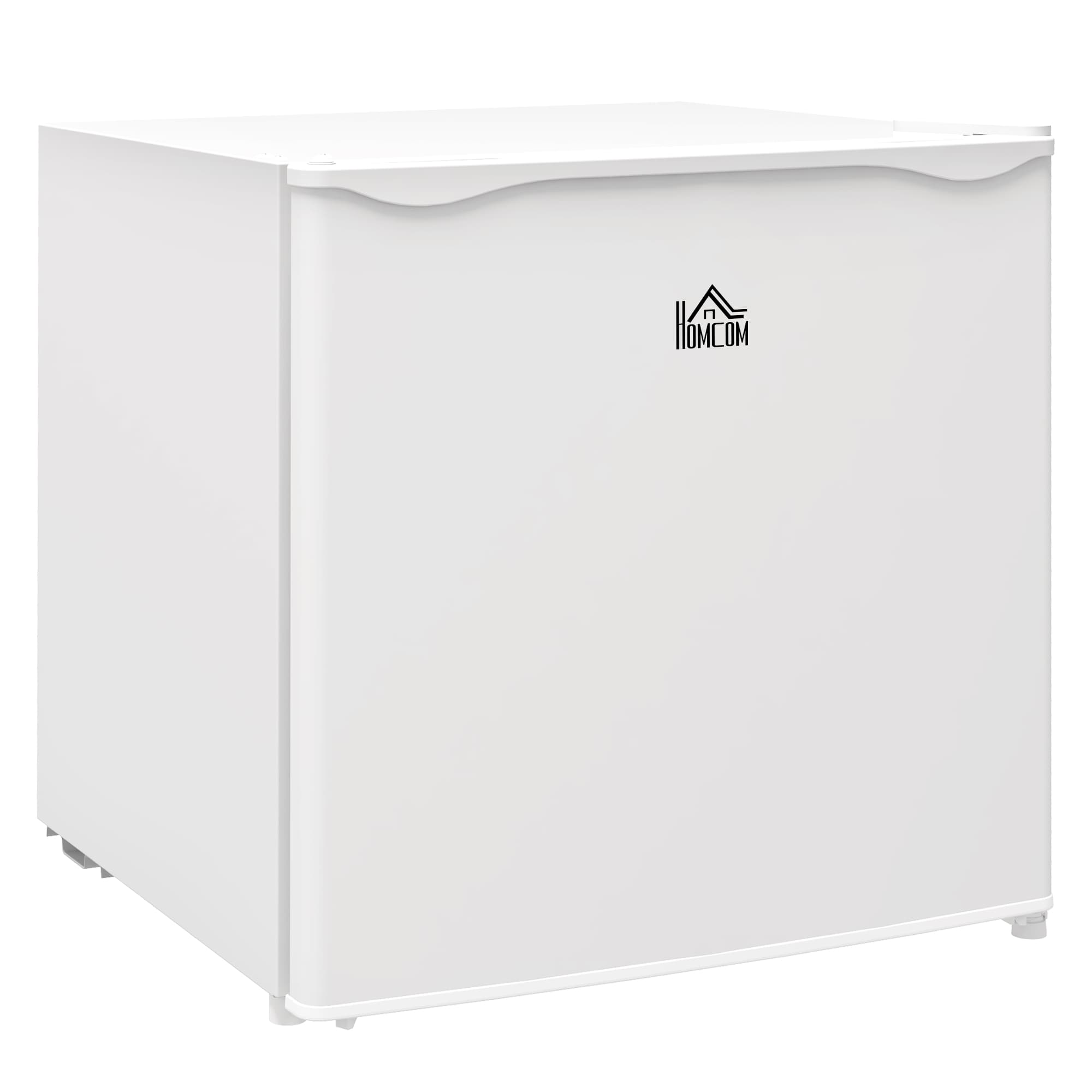 HOMCOM Mini congélateur Température Réglable de -14 à -24°C Compact 35L - étagère Amovible - Porte réversible Classe E Blanc