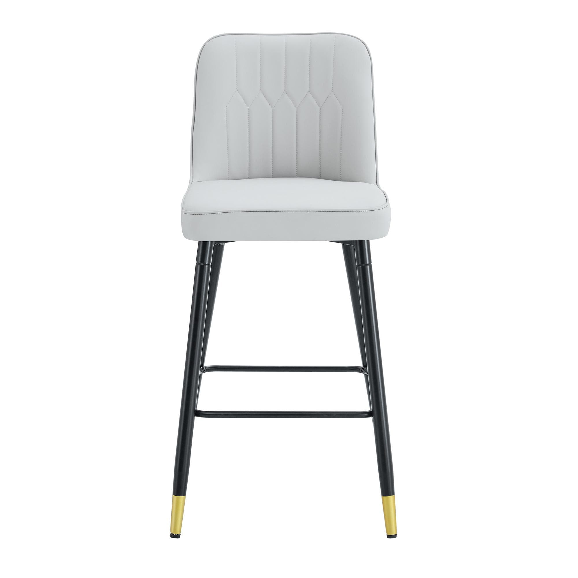 Lot de 2 tabourets de bar, Gris clair Aosom France
