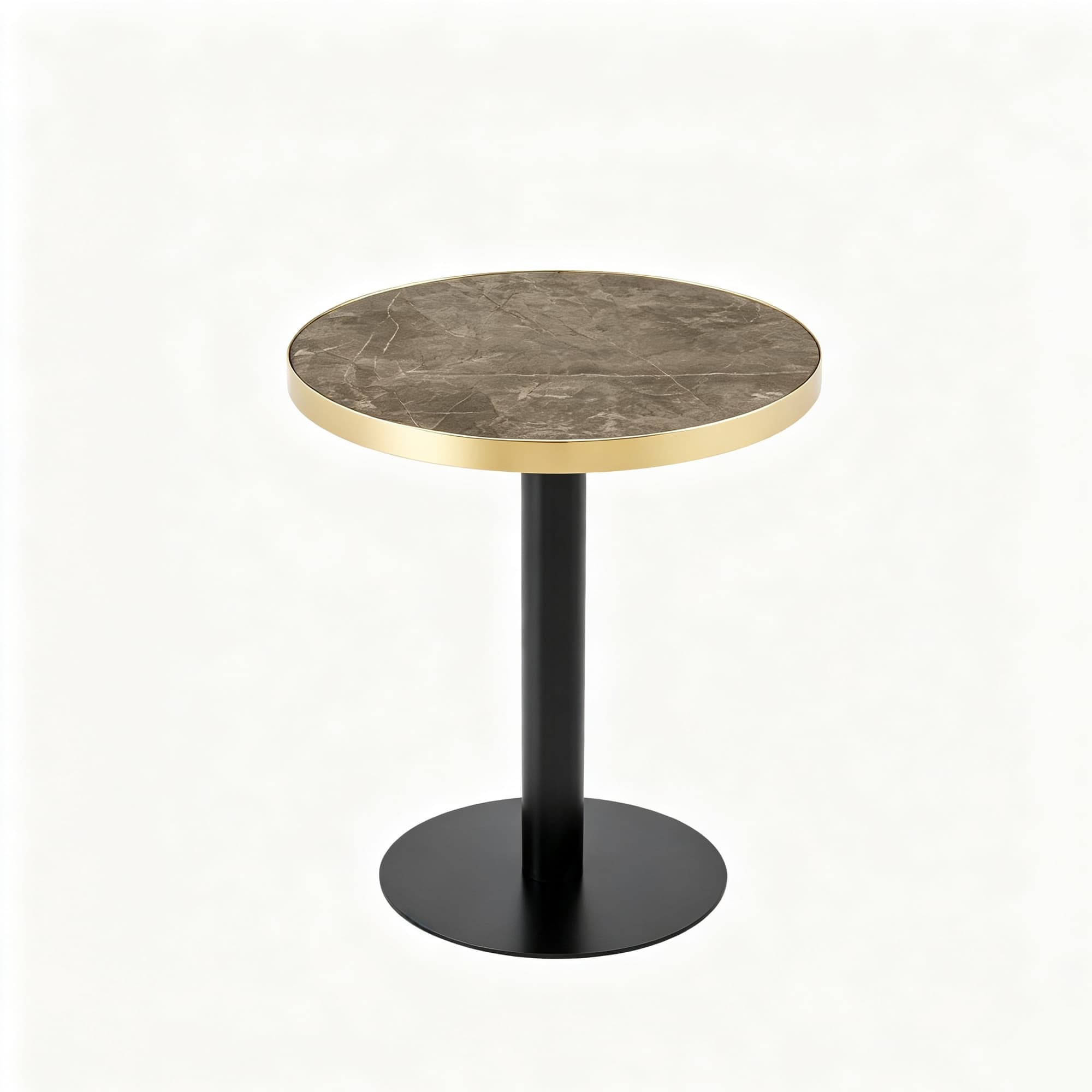 Table d'appoint ronde, Gris Aosom France