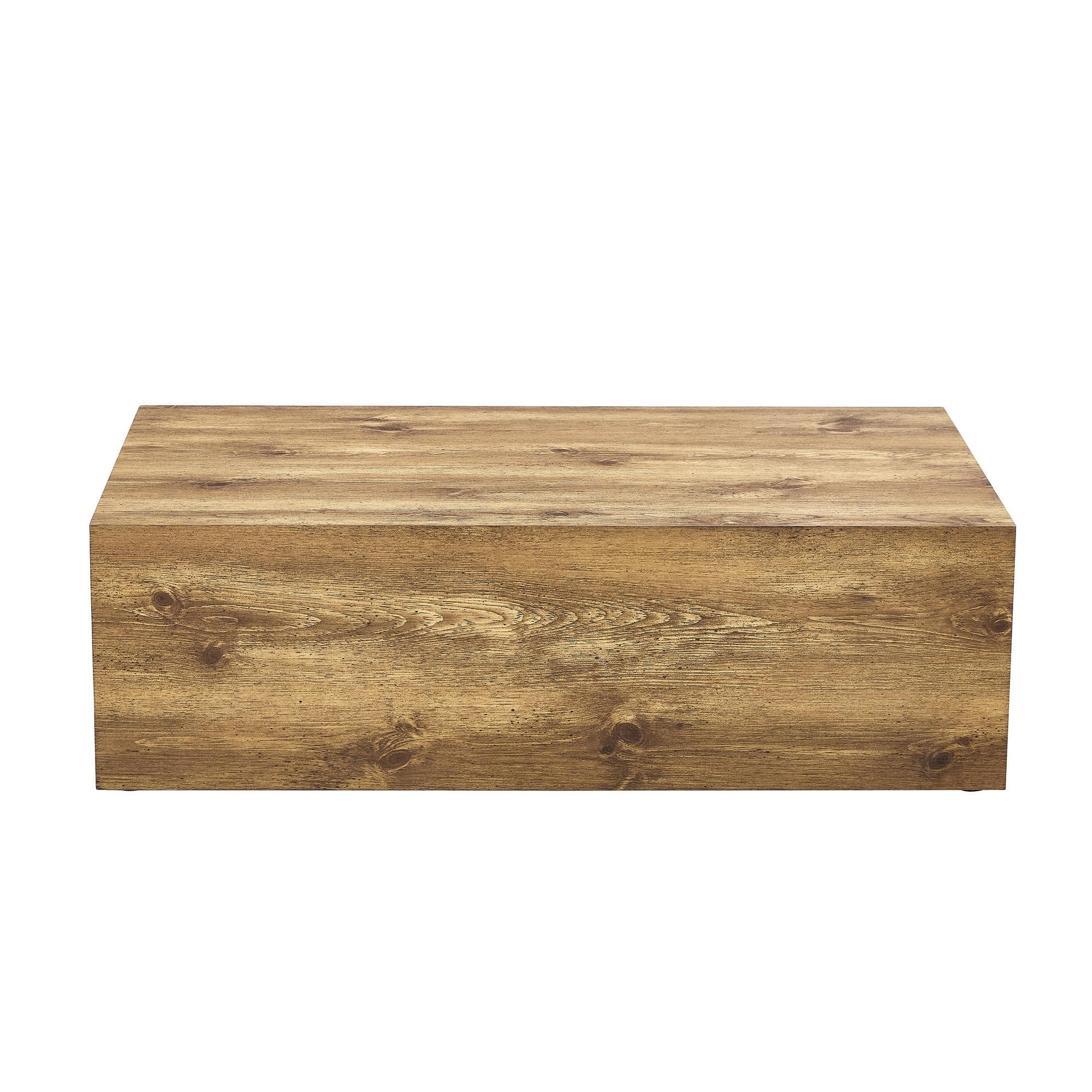 Table basse rectangulaire, Couleur naturelle Aosom France