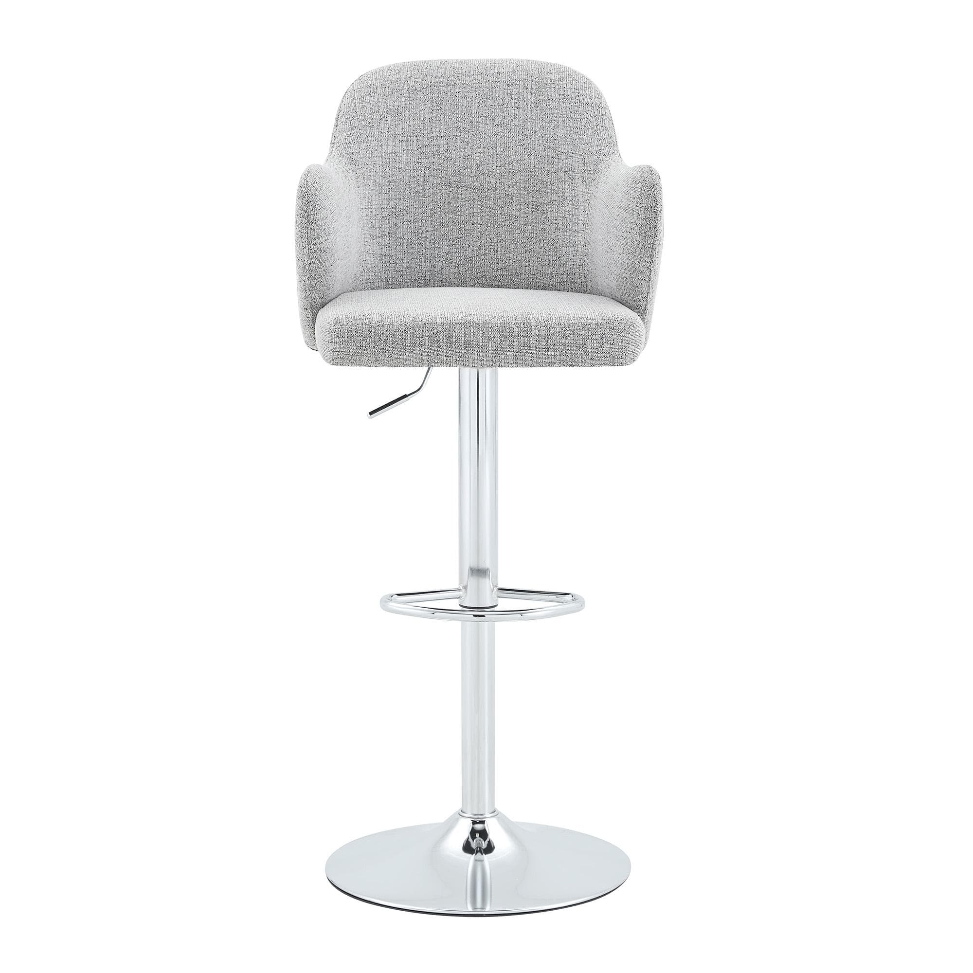 Lot de 2 tabourets de bar réglables, Gris clair Aosom France