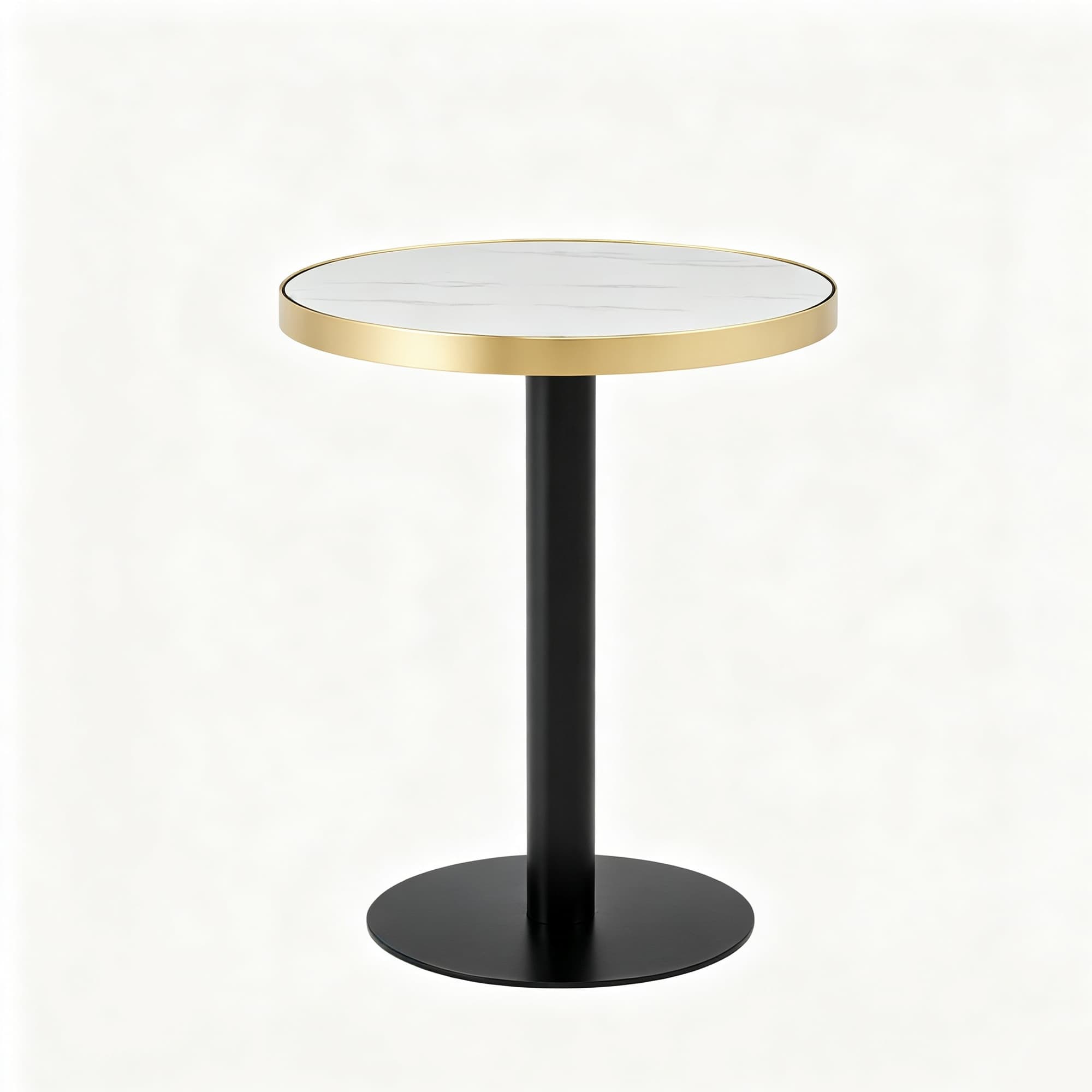 Table d'appoint ronde, Blanc Aosom France