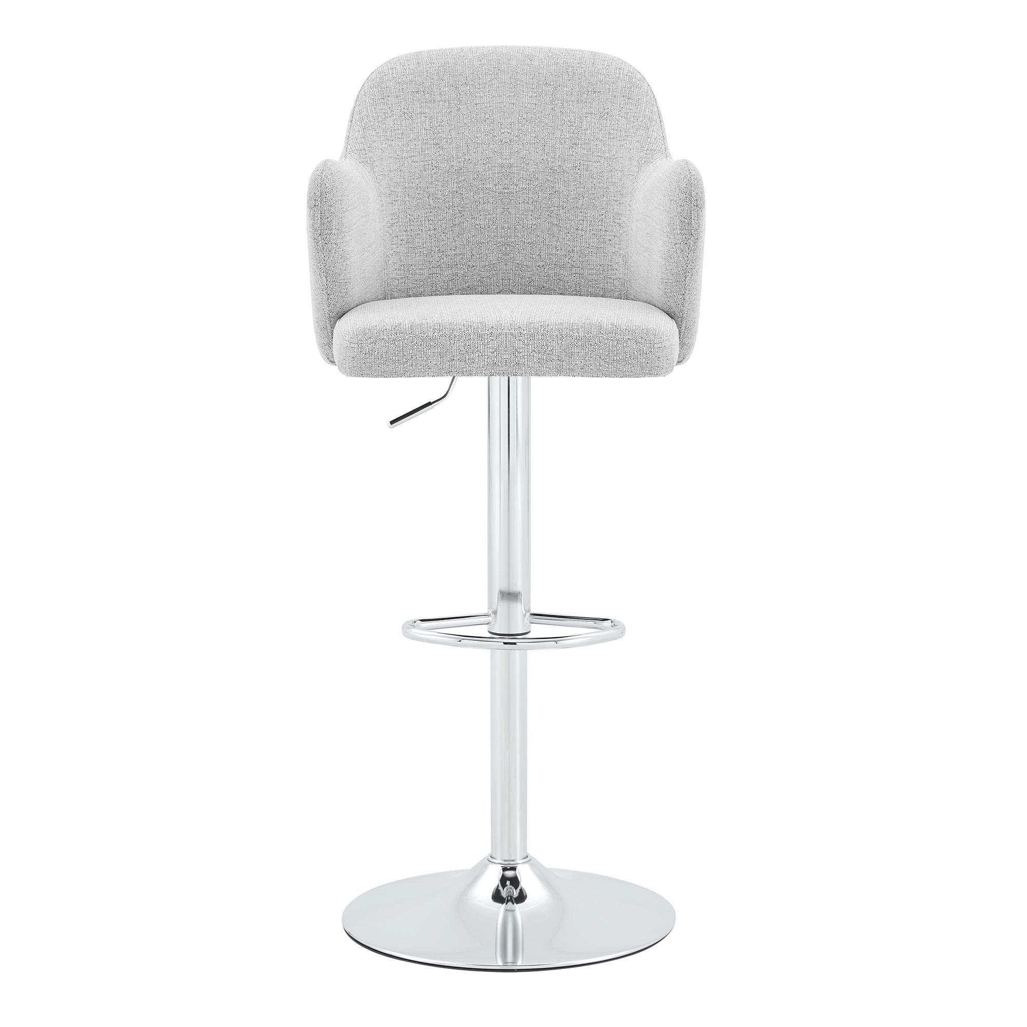 Lot de 2 tabourets de bar réglables, Gris clair Aosom France
