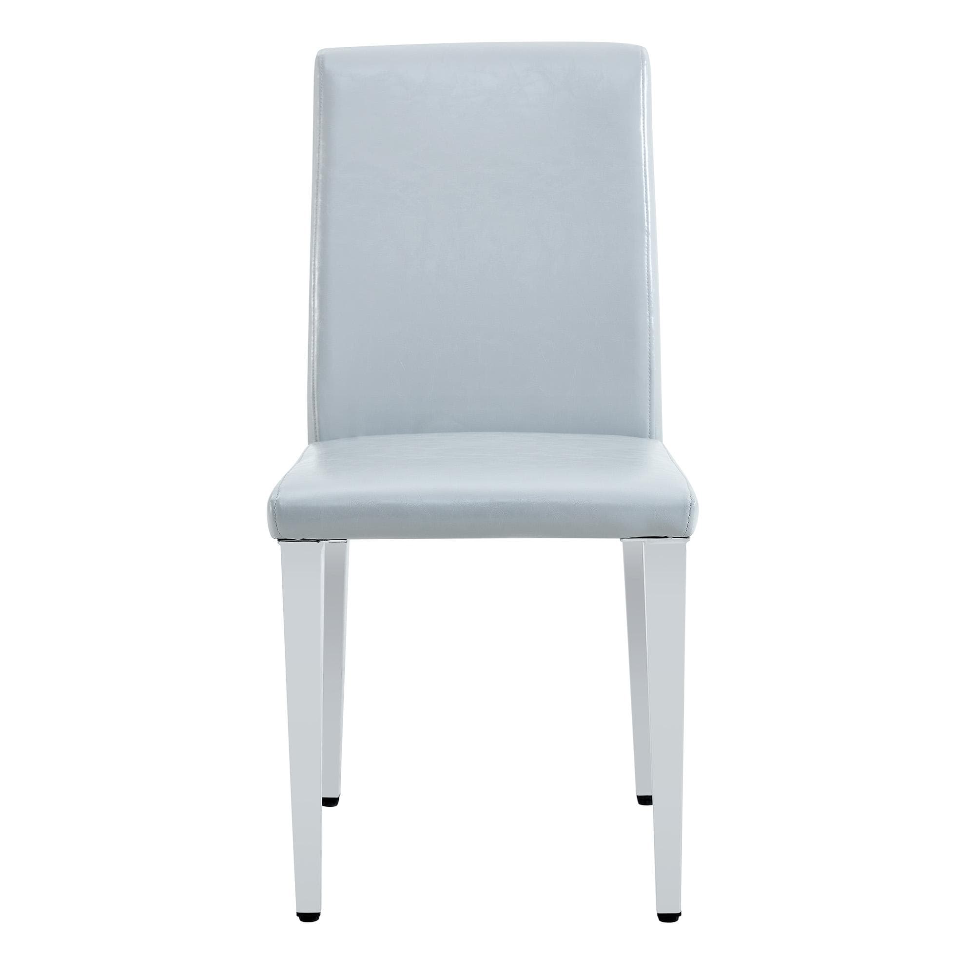 Chaise de salle à manger, Argenté Aosom France
