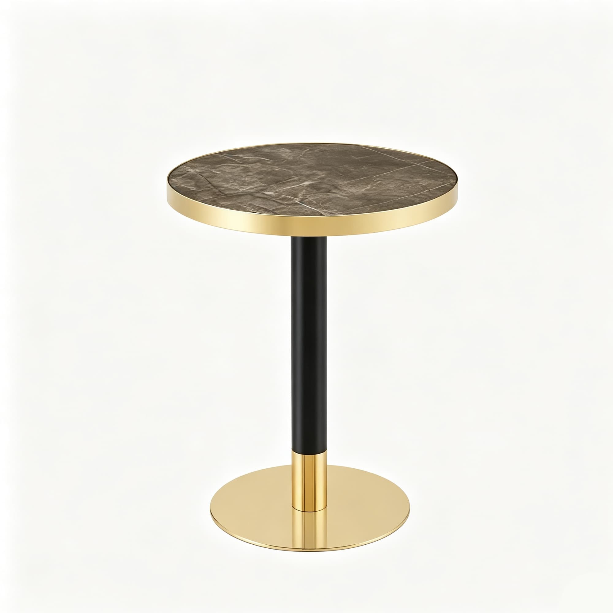 Table d'appoint ronde, Gris Aosom France