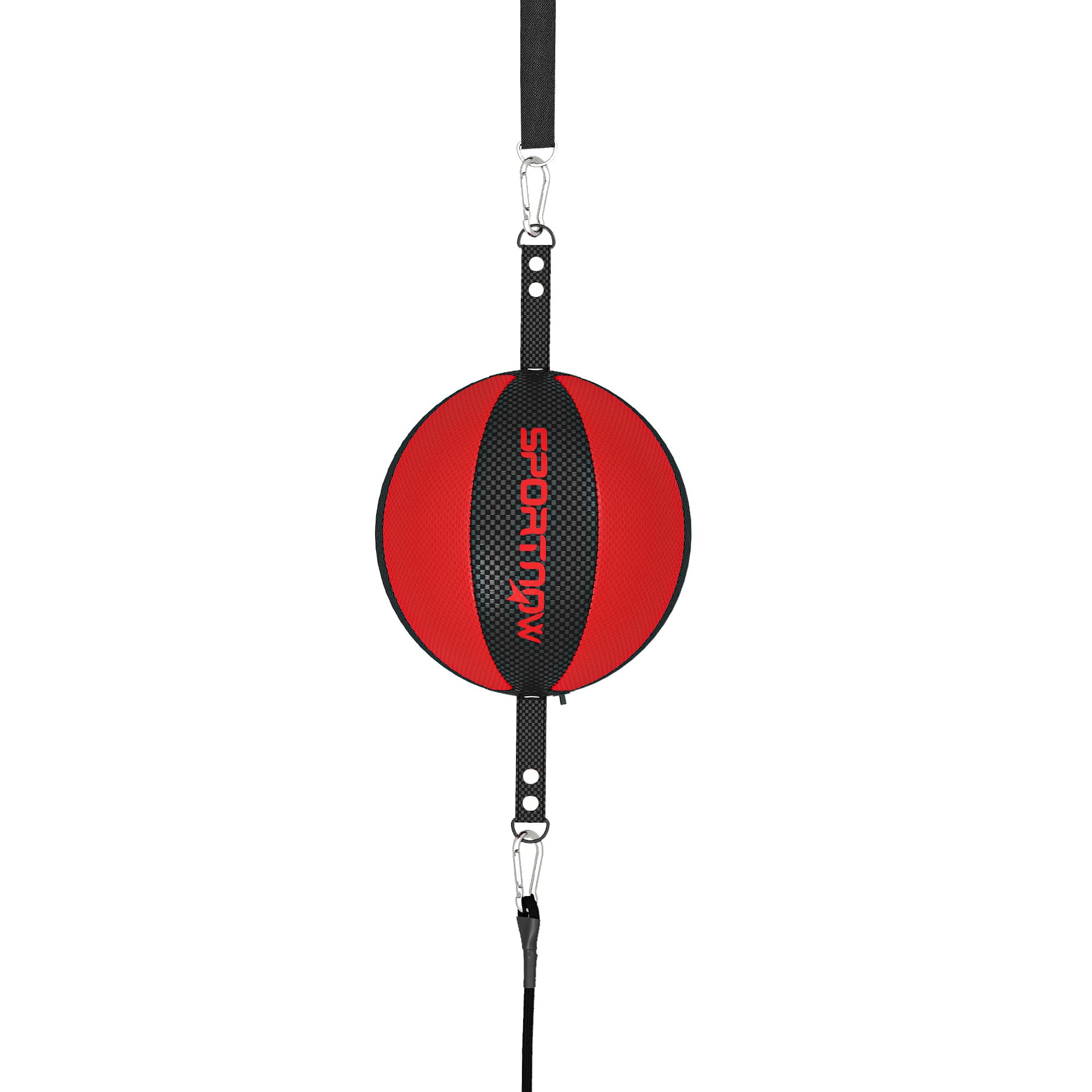 SPORTNOW Support de boxe double-end pour entraînement avec élastique bungee, boucle de réglage, montage Clip-on