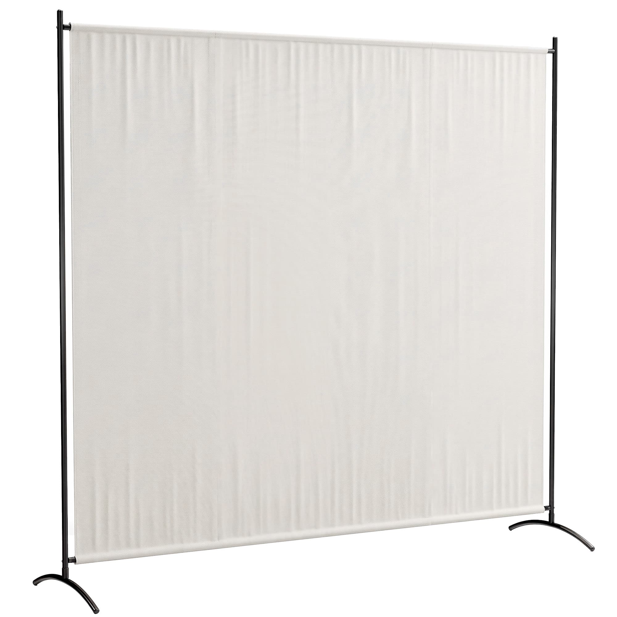 Outsunny Paravent Extérieur à Panneau Unique, Séparateur de Pièce de 180H cm avec Protection UV30+, Beige
