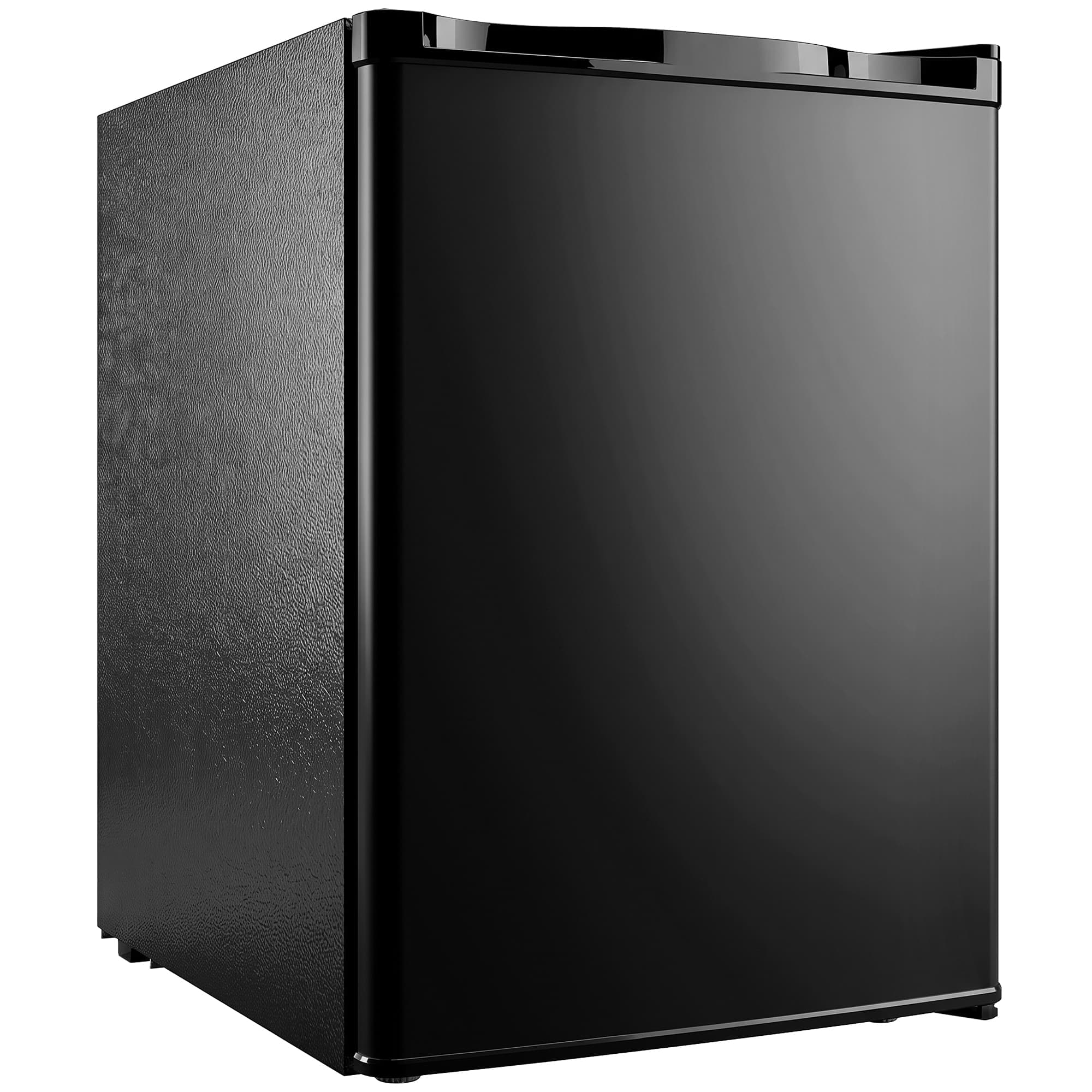 HOMCOM Mini Congélateur 59 L, Petit Congelateur Compact Silencieux Pose Libre, Porte Réversible, Température Réglable, Noir