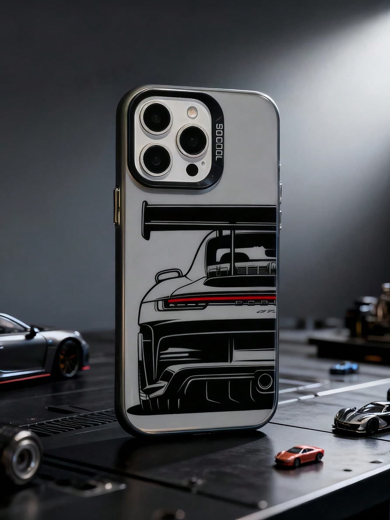 Frosted Phone Case Racing Car, Supercar, For IPhone17Pro Max/16Pro Max/17Pro/17/16Pro/16/ Compatible Samsung GALAXY S25ULTRA S24ULTRA S23FE S23ULTRA S