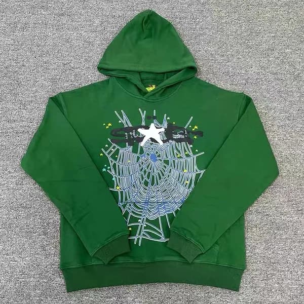 Sp5der Young Thug 555555 Sweat à capuche pour homme et femme, sweat-shirt rose en mousse de haute qualité, imprimé toile d'araignée, pull Y2k, S-