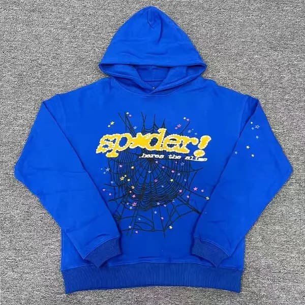 Sp5der Young Thug 555555 Sweat à capuche pour homme et femme, sweat-shirt rose en mousse de haute qualité, imprimé toile d'araignée, pull Y2k, S-