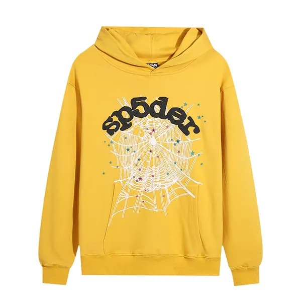 Sp5der Young Thug 555555 Sweat à capuche pour homme et femme, sweat-shirt rose en mousse de haute qualité, imprimé toile d'araignée, pull Y2k, S-