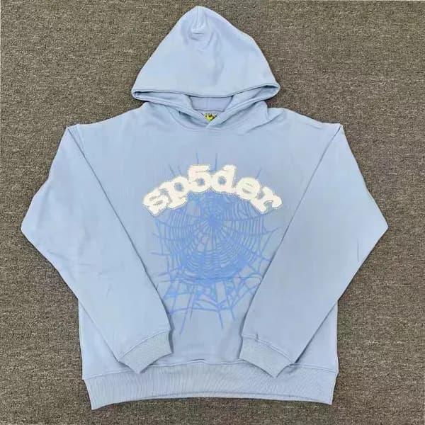 Sp5der Young Thug 555555 Sweat à capuche pour homme et femme, sweat-shirt rose en mousse de haute qualité, imprimé toile d'araignée, pull Y2k, S-