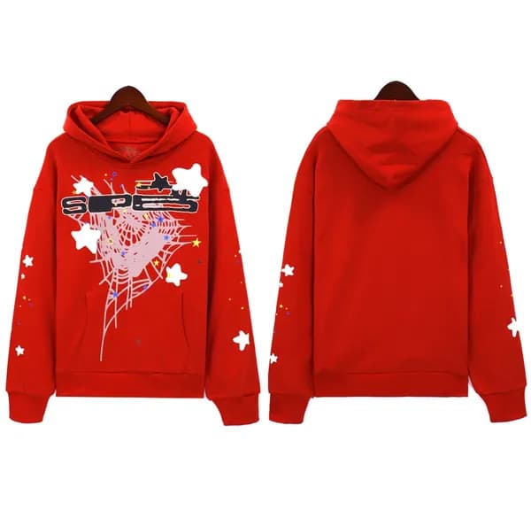 Sp5der Young Thug 555555 Sweat à capuche pour homme et femme, sweat-shirt rose en mousse de haute qualité, imprimé toile d'araignée, pull Y2k, S-