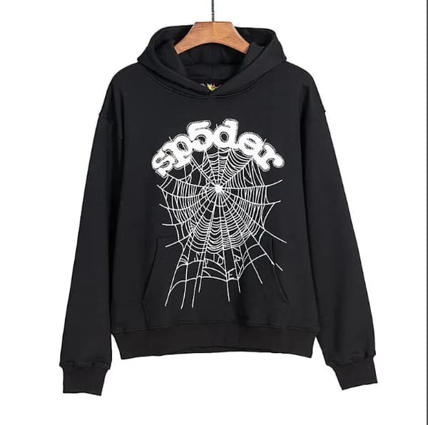 Sp5der Young Thug 555555 Sweat à capuche pour homme et femme, sweat-shirt rose en mousse de haute qualité, imprimé toile d'araignée, pull Y2k, S-