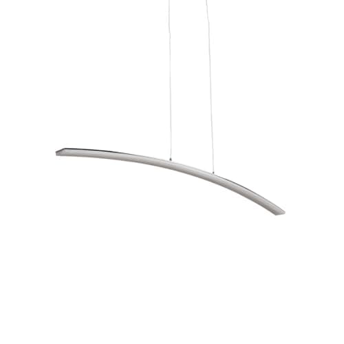 LED Suspension Lorian (Moderne) en Argent e. a. pour Salon & Salle à manger (à 216 lampes,), Suspension, lampe, plafonnier, suspension
