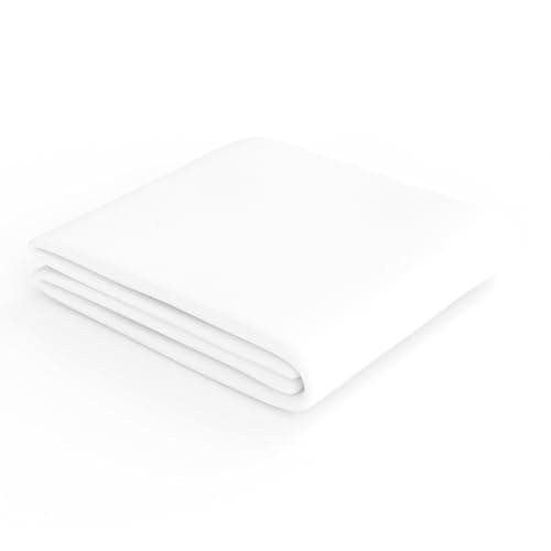 Amazon Basics Drap Housse, 160 x 200 x 30 cm, en Polyester Microfibre pour Matelas Épais jusqu'à 30 cm, Blanc
