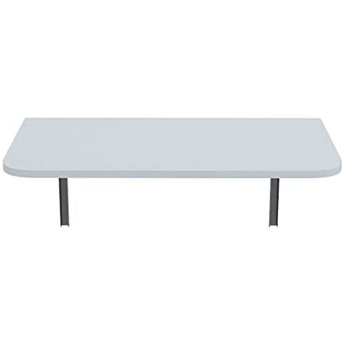 mikon Table Pliante Murale avec Coins arrondis, Table Pliante, Table Murale, Table de Cuisine, Bureau, Table pour Enfants