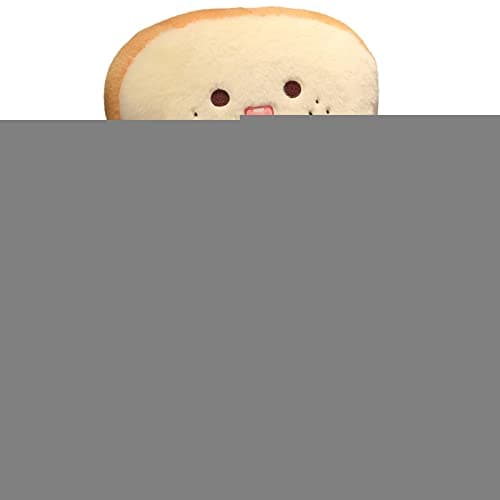 TAOLE Oreiller De Pa-in Tranché | Oreiller De Pa-in Farci en Peluche Lavable en Machine | Peluche Douce Et Confortable | Adeau pour Filles Et Garçons | Décor À La Maison Mignon Chauffe-Mains Cadeau