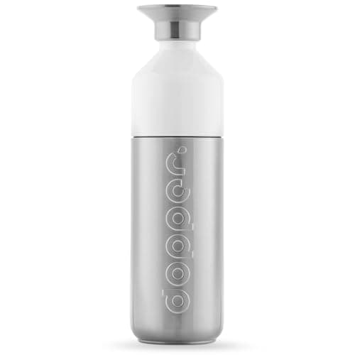 Dopper Steel Bouteille d'eau 800 ml - Gourde Inox - Bouteille Reutilisable sans BPA, acier inoxydable 18/8, anti-fuite - Gourde Metal de sport pour le sport, le plein air et le bureau