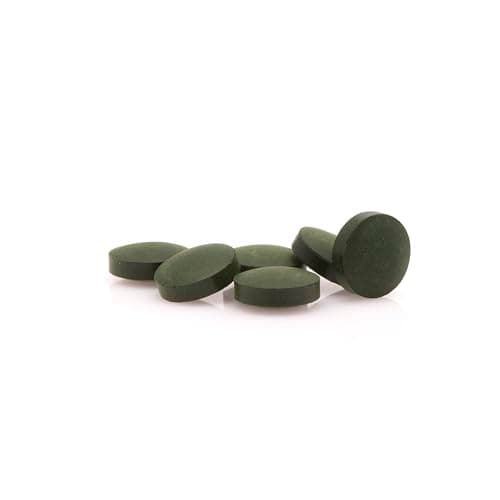 SPIRULINE BIO * 500 mg * Le plus puissant des aliments, riche en protéines et en fer, pour retrouver forme et vitalité (300 comprimés)