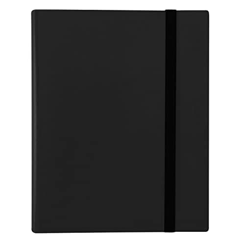 classeur carte pokemon, Porte Carte pochette 360 Cartes, Livre, Album classeur pour Cartes à Collectionner Pour Pokémon, YU-Gi-Oh 31x25x2cm (Noir)