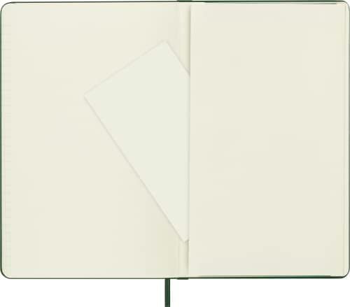 Moleskine - Carnet de Notes Classique Papier Lignés - Journal Couverture Rigide et Fermeture par Elastique - Couleur Vert Myrte - Taille Grand Format 13 x 21 cm - 240 Pages
