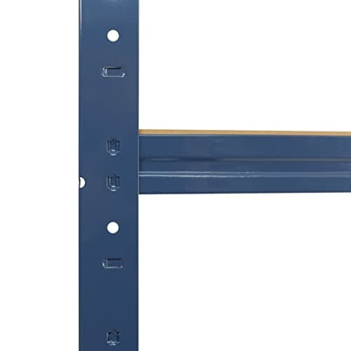 shelfplaza® 180x60x30cm Home Étagère Charge Lourde Bleu/Etagere Metallique 5 Niveaux / 175kg capacité Charge/Etagere en Metal, étagères de Rangement & Etagere Rangement Garage Acier