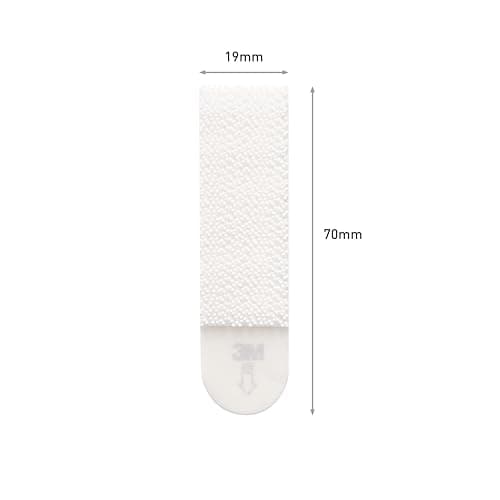 Command Languettes Accroches Tableaux Moyen Modèle, 8 x 2 Languettes, 5,4 kg, Blanc - Fixation sans Dommage