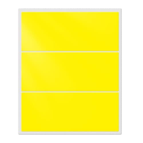 Étiquettes Adhésives Inscriptibles Jaunes 102×51 mm 60 Pièces